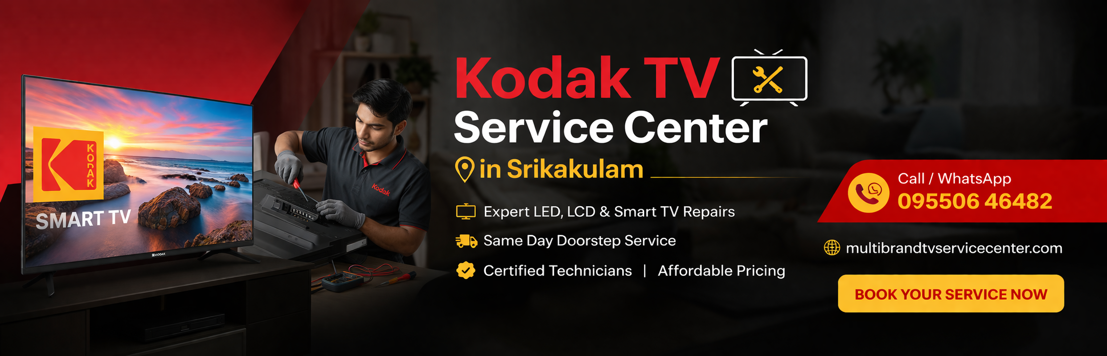 kodak tv service center in srikakulam