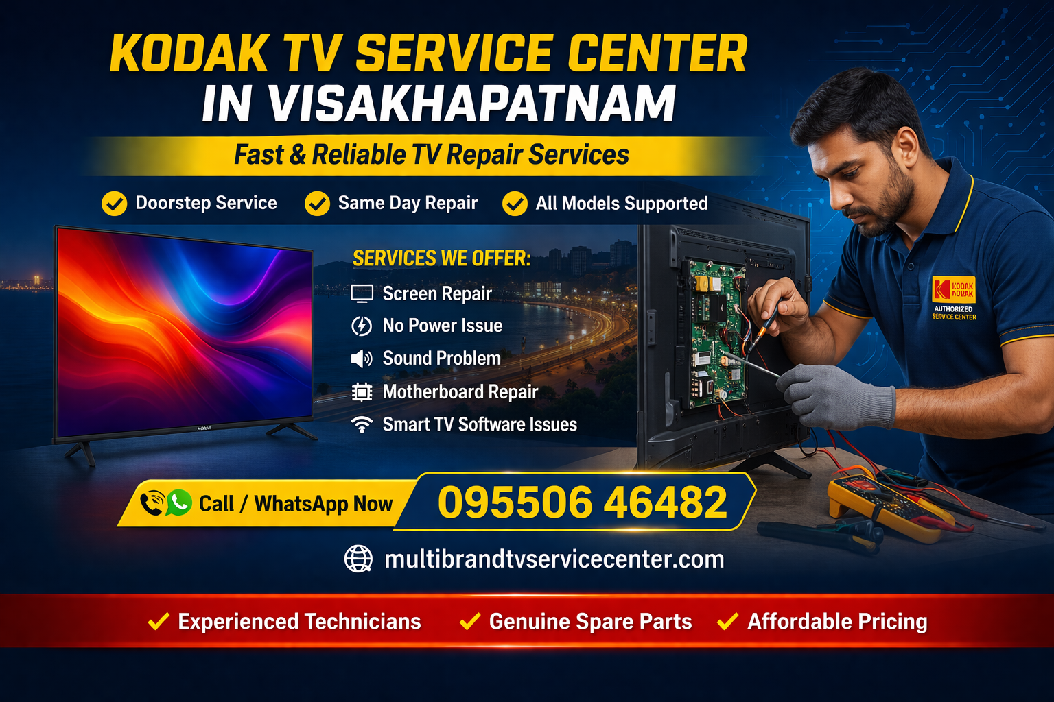 kodak tv service center in vizag