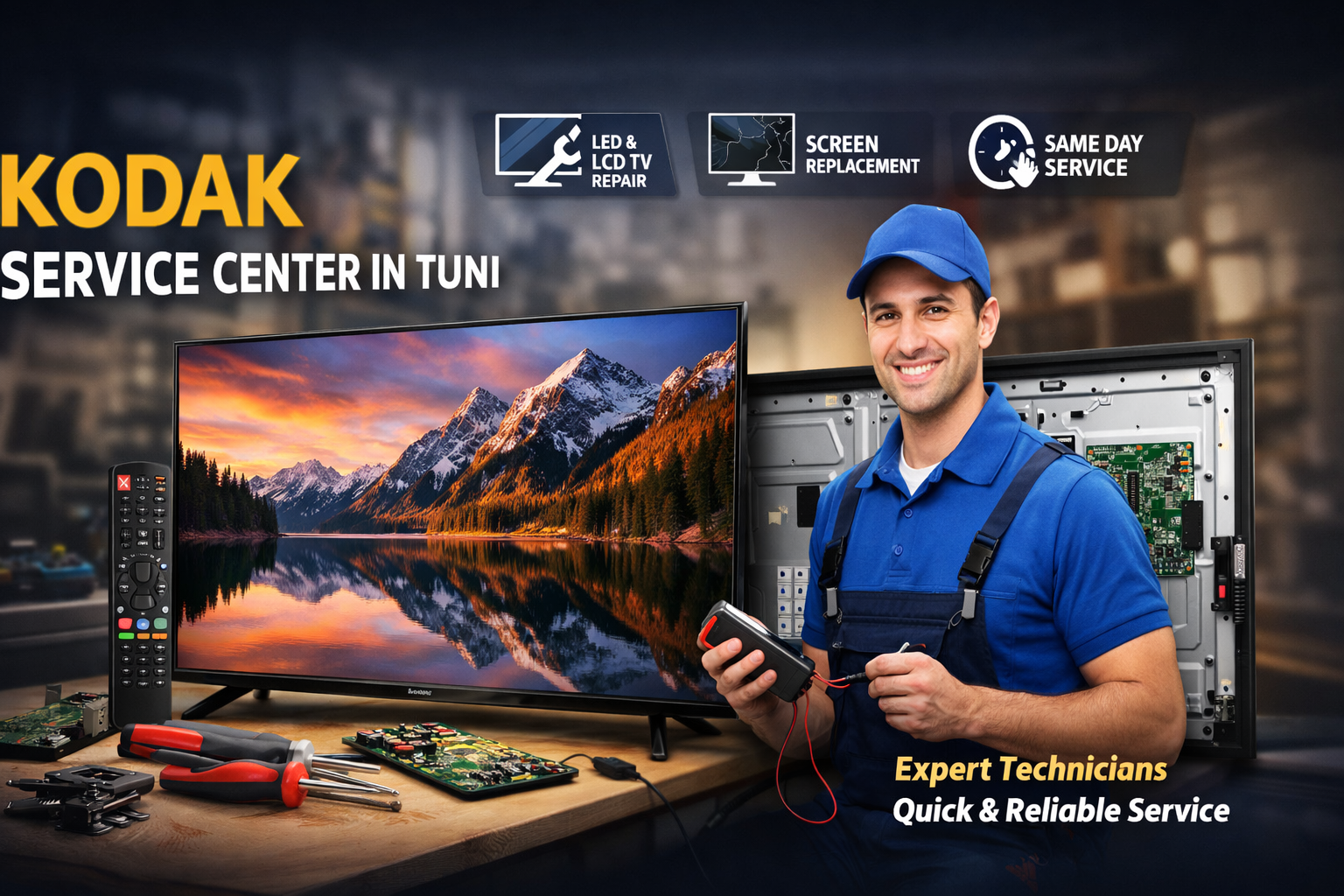 Kodak tv service center in tuni